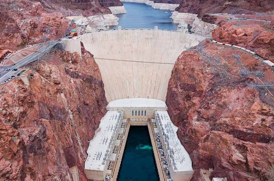 Hoover Dam Aerial view