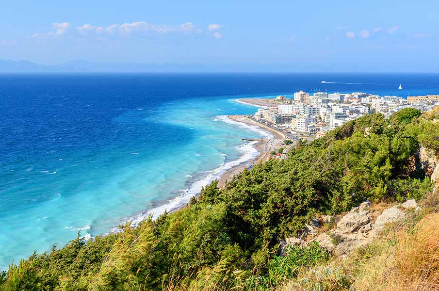 Beautiful Rhodes island, Greece